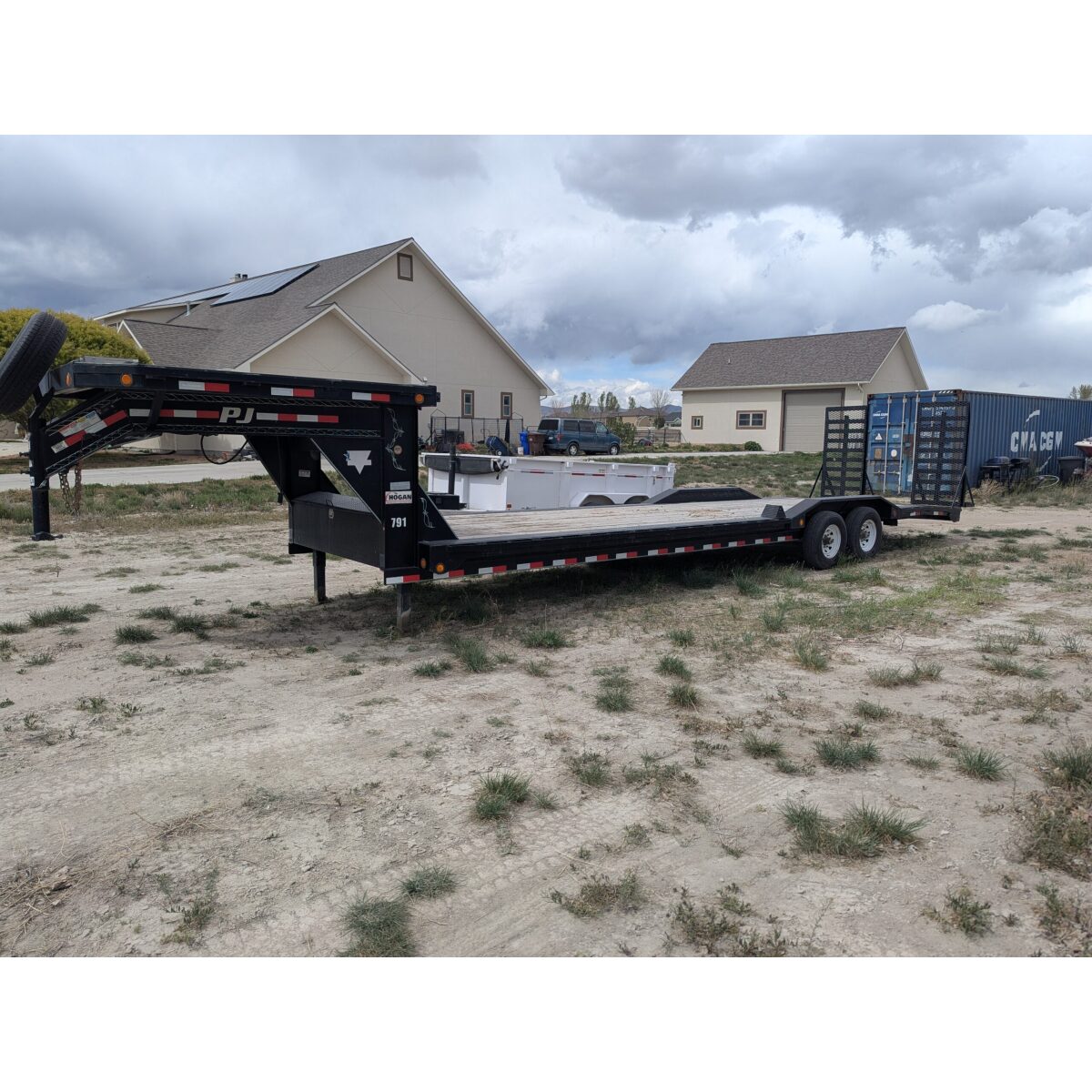 Gooseneck Deckover Equipment Trailer 8×32