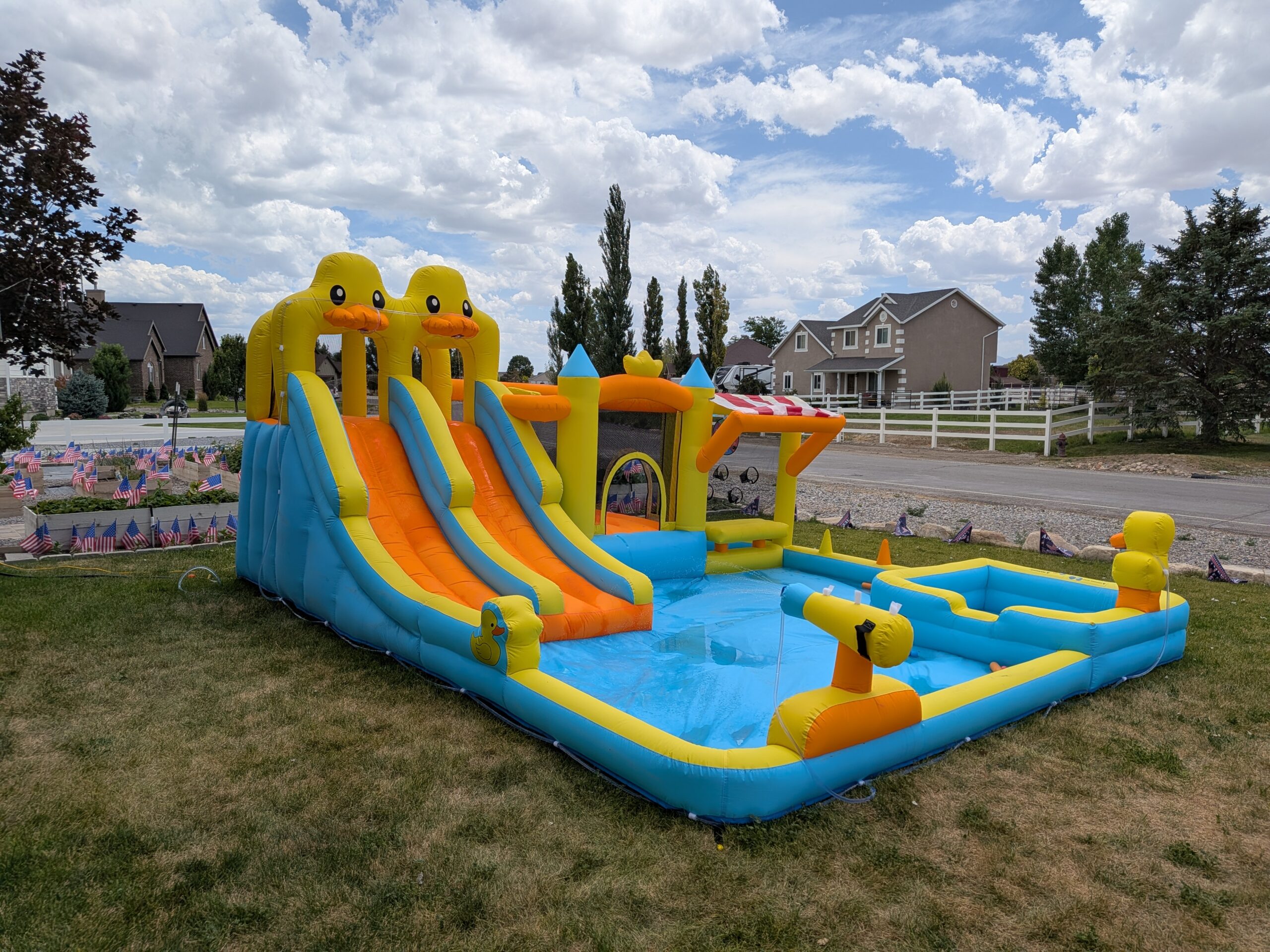 Inflatable Bounce House Double Water Slide Inflatable Bounce House Double Water Slide